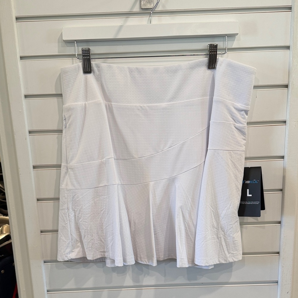 IBKUL White Flared Circle Skirt
